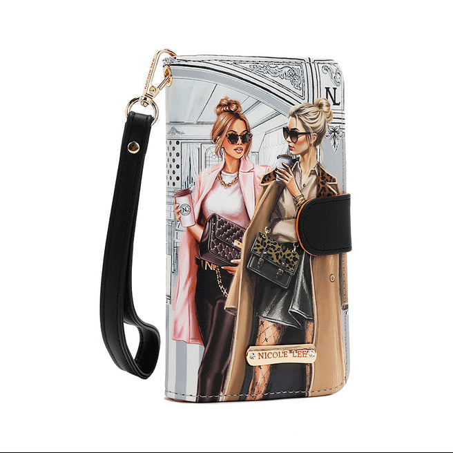 NL SIGNATURE PHONE CASE AND WALLET WRISTLET LADIES NIGHT OUT