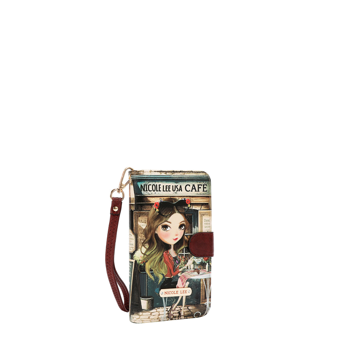 NL SIGNATURE PHONE CASE AND WALLET WRISTLE VIRTUAL FRIEND