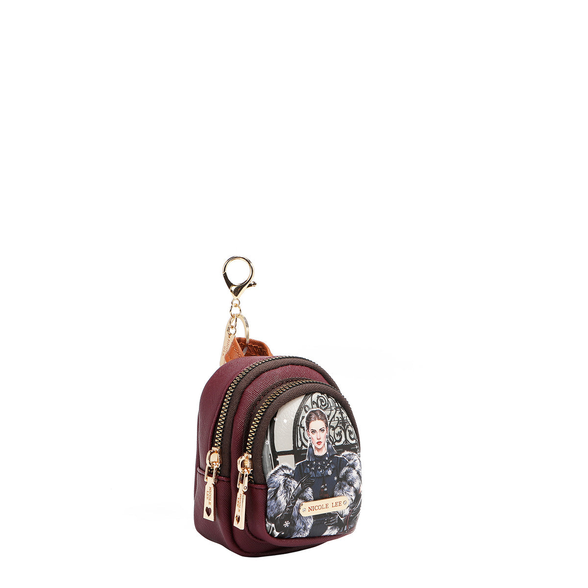 MINI ZIP BACKPACK COIN PURSE MODA SNOWFLAKE