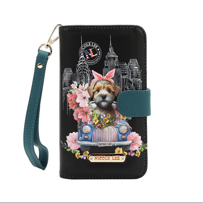 NL SIGNATURE PHONE CASE AND WALLET WRISTLET FAMILY YEARBOOK