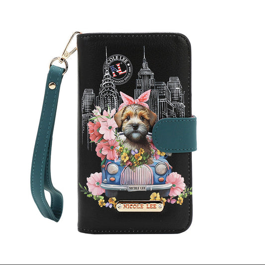 NL SIGNATURE PHONE CASE AND WALLET WRISTLET FAMILY YEARBOOK