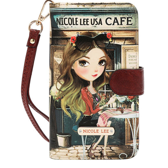NL SIGNATURE PHONE CASE AND WALLET WRISTLE VIRTUAL FRIEND