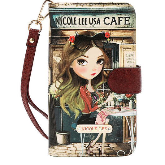 NL SIGNATURE PHONE CASE AND WALLET WRISTLE VIRTUAL FRIEND