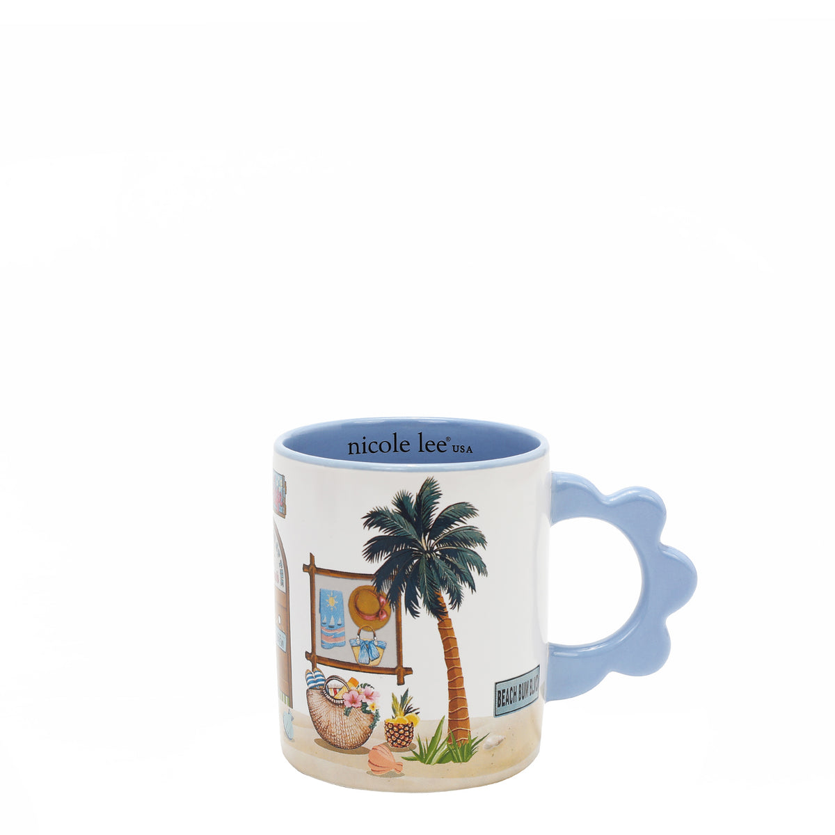 PETAL CERAMIC MUG SUN AND SAND