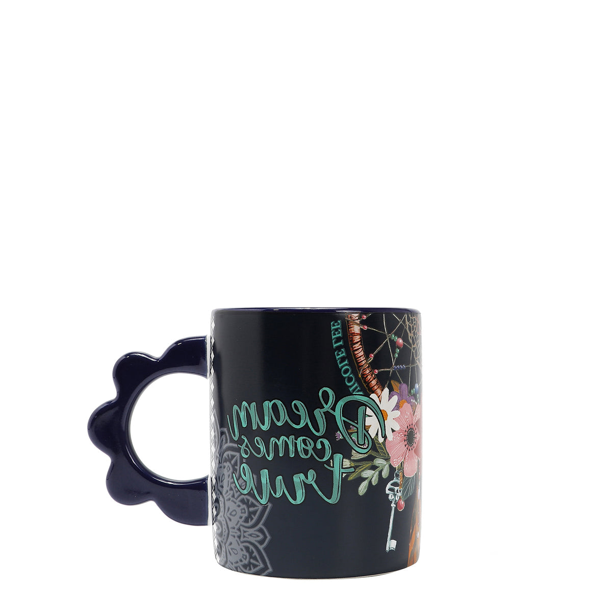 PETAL CERAMIC MUG DREAM COMES TRUE