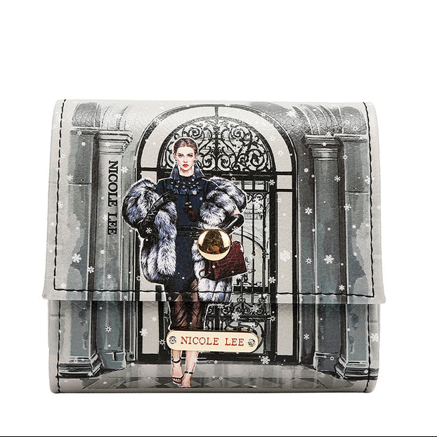 TRAVEL PILL POUCH ORGANIZER MODA SNOWFLAKE