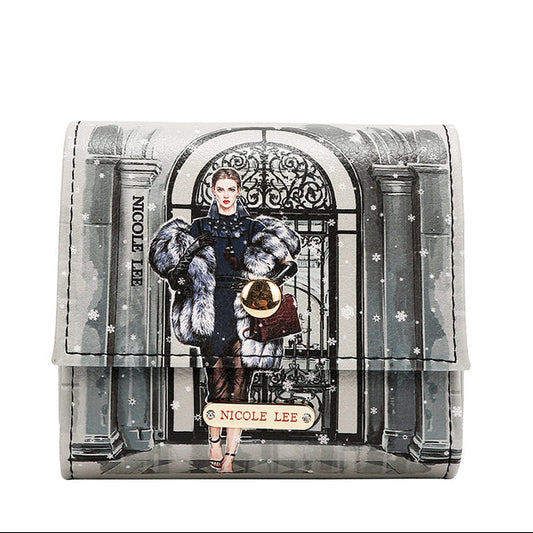 TRAVEL PILL POUCH ORGANIZER MODA SNOWFLAKE