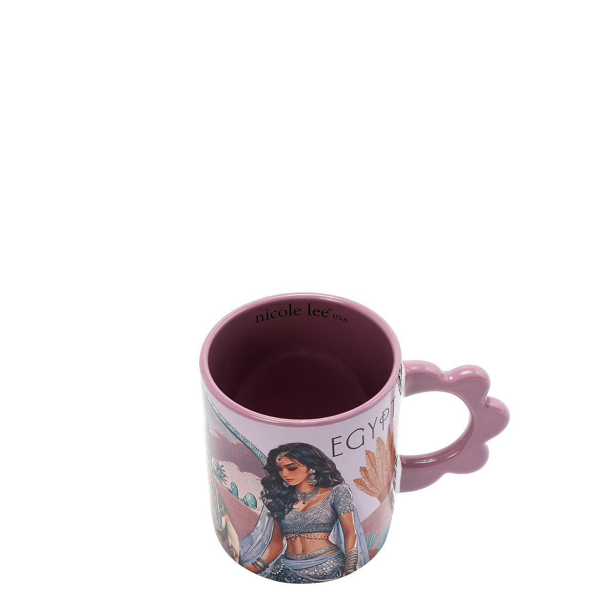 PETAL CERAMIC MUG QUEEN CLEOPATRA