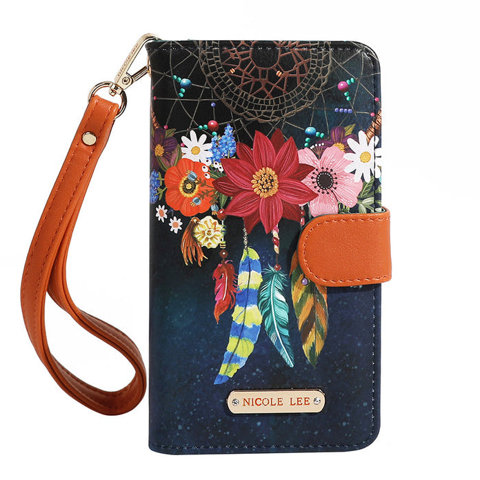 NL SIGNATURE PHONE CASE AND WALLET WRISTLET DREAM COMES TRUE