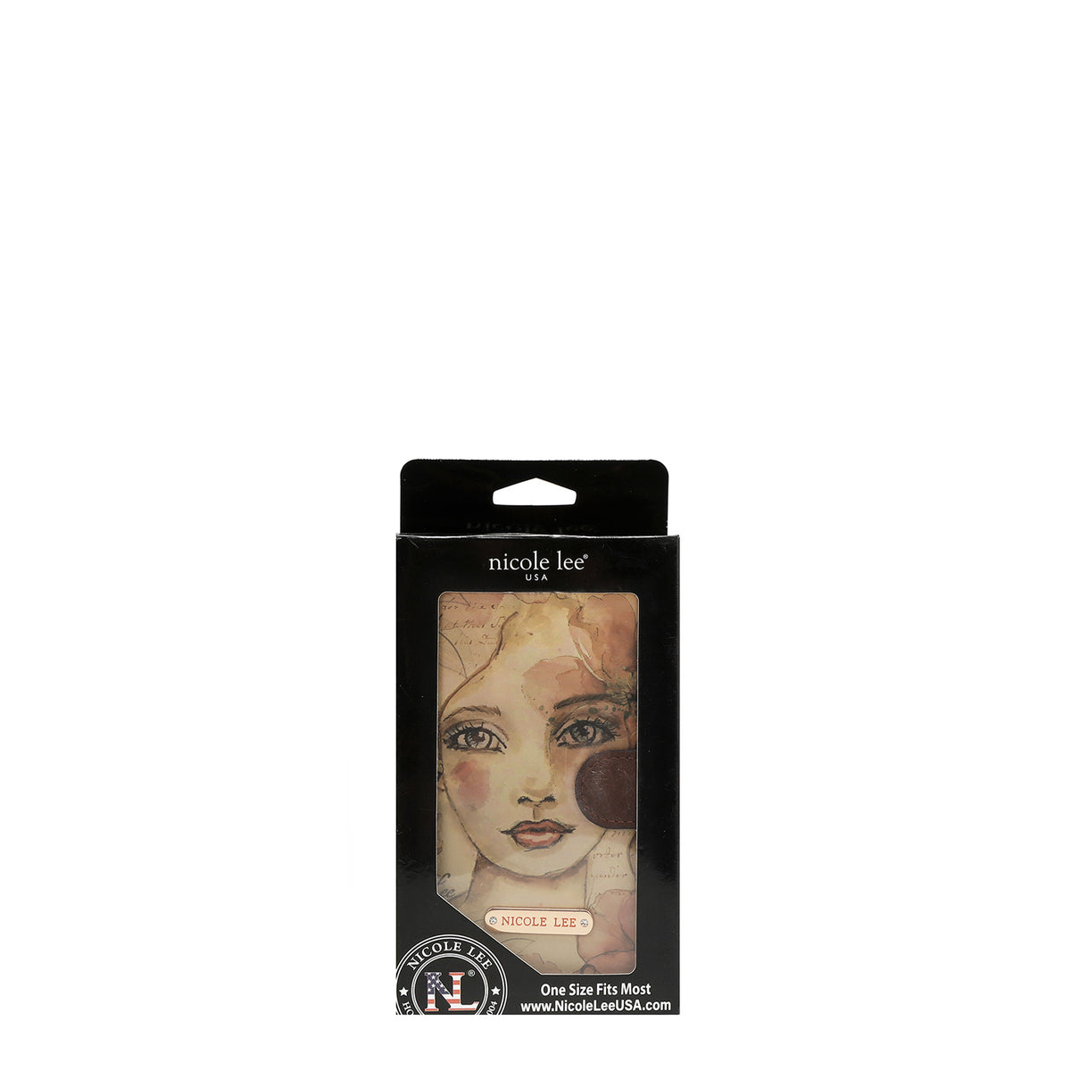 NL SIGNATURE PHONE CASE AND WALLET WRISTLET REFLECTION OF LOVE